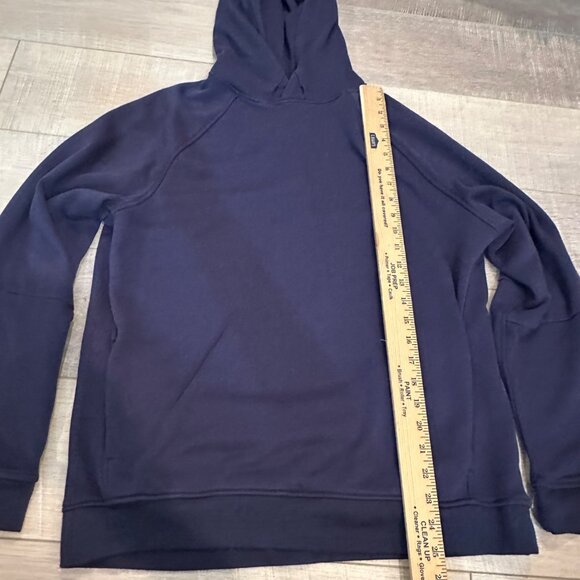 KENNETH COLE WOMENS LARGE ACTIVE NAVY BLUE HOODIE - Picture 3 of 8